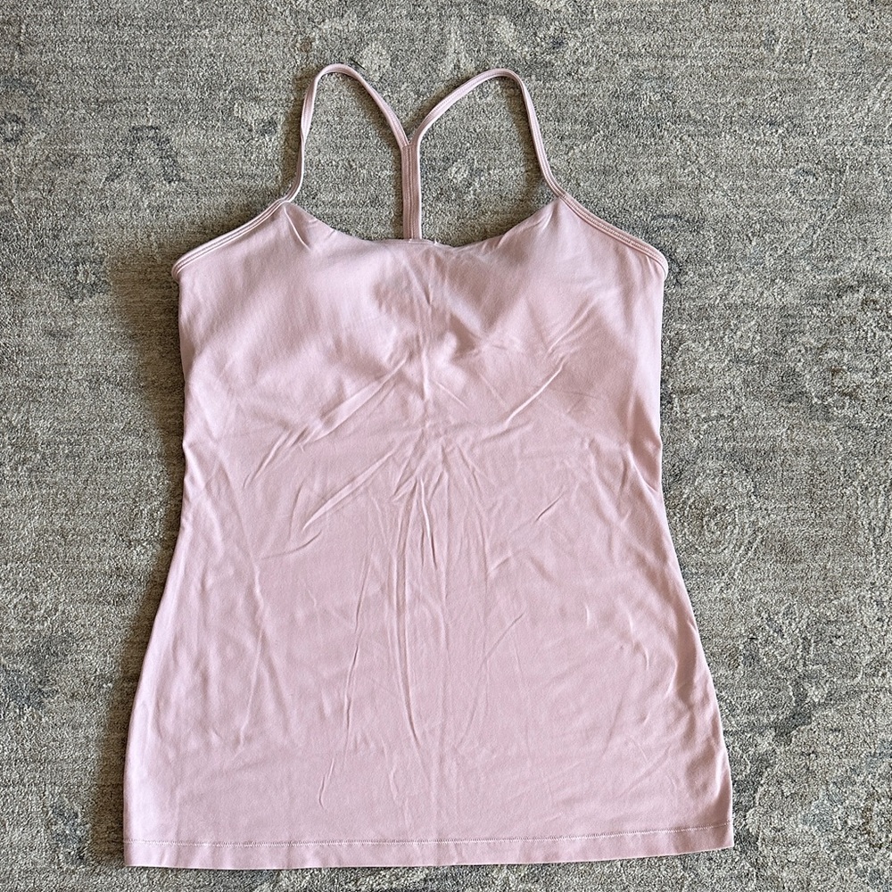 Lululemon women’s power pose tank top size 10 color pink